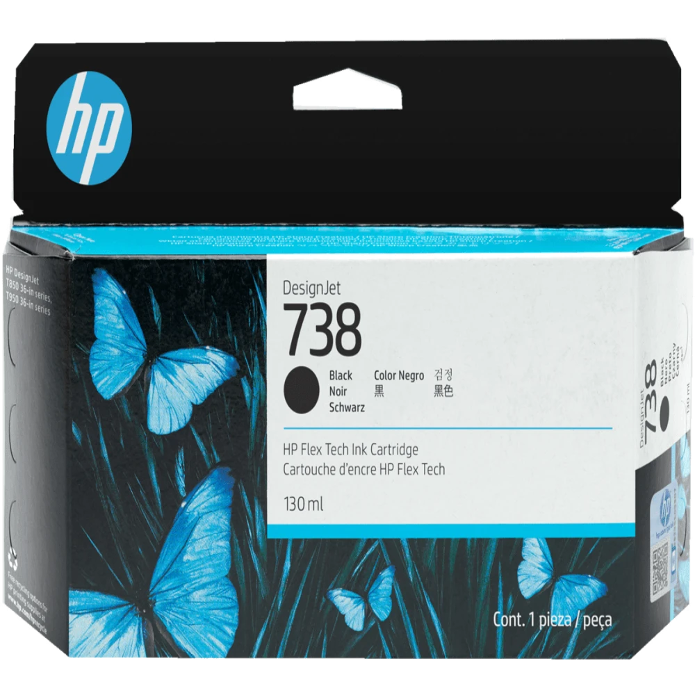 TINTA HP 738 498N4A NEGRO 130ML T850