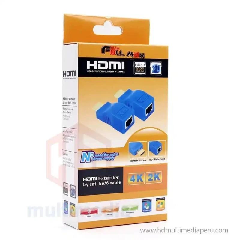 EXTENDER HDMI RJ45  30MT FULL HD /3D
