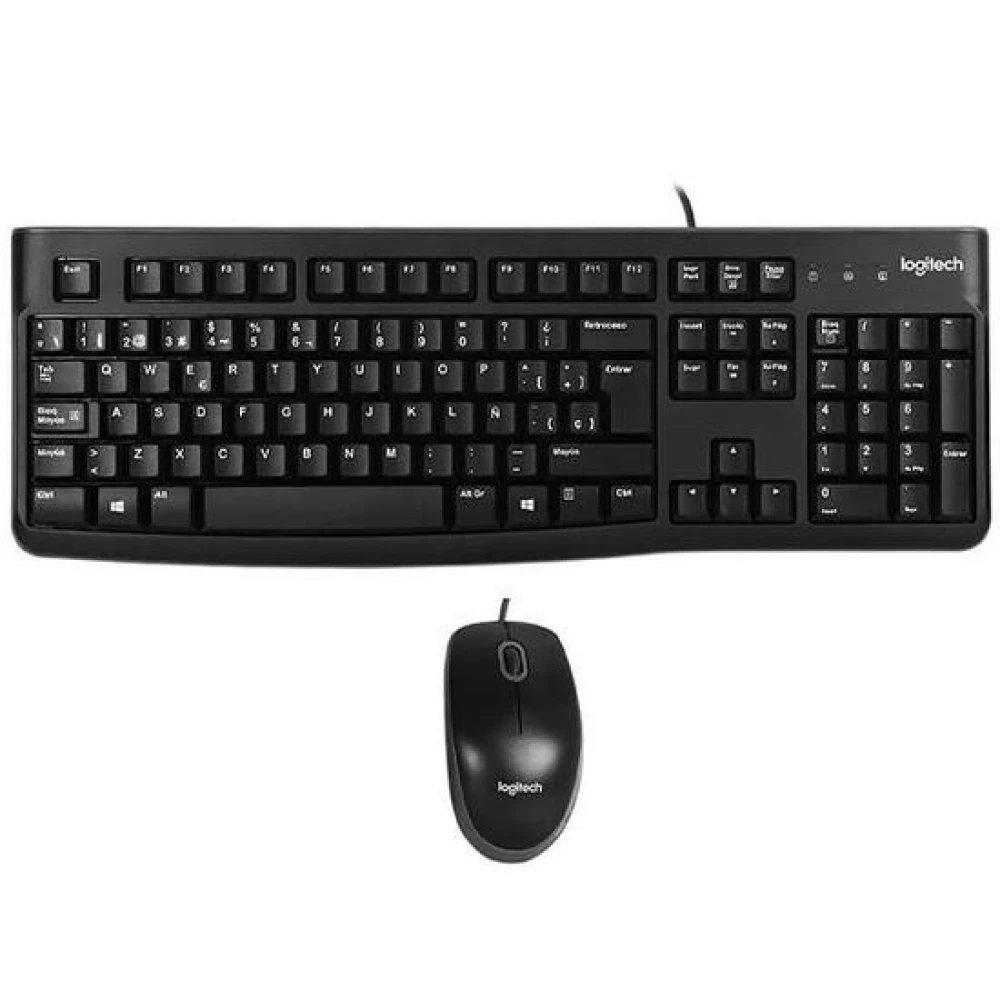 Teclado Logitech MK120 USB Com Mouse 920-004428