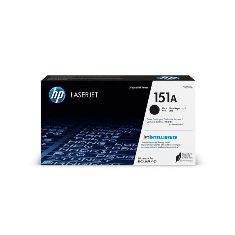 Toner HP 151A W1510A Black  Impressora HP Laserjet 4003 / MFP 4103  