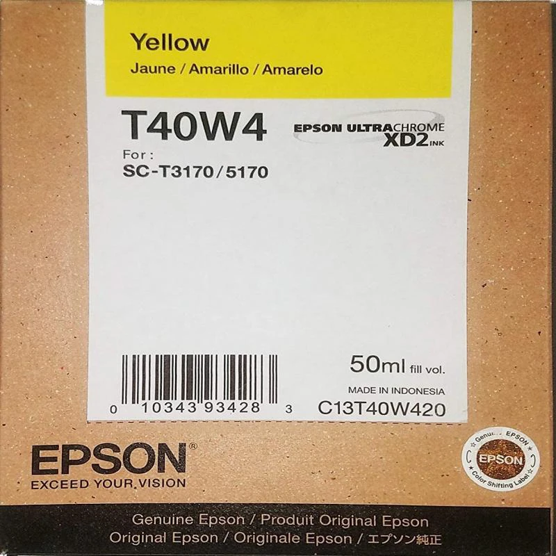 TINTA EPSON T40W420 AMARILLO 50ML ( T3170 ) 