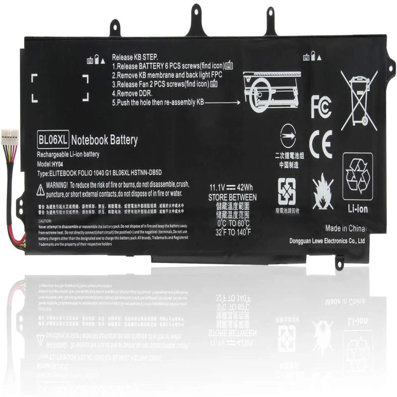 Bateria NoteBook HP BL06XL  42W  11.1V ( Interno )