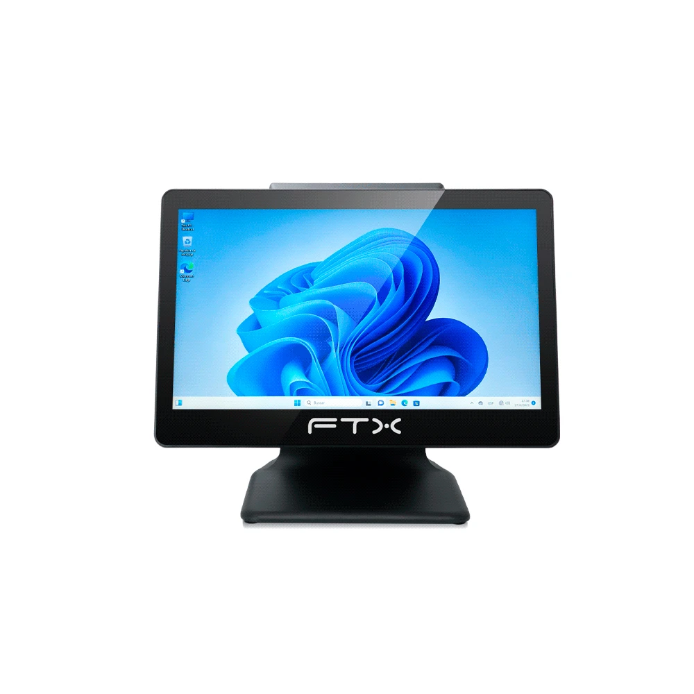 All In One FTX POS TOUCH FTX C082SSO Celeron / 8GB-RAM / 256GB-SSD / 15" / HDMI / VGA / RJ45