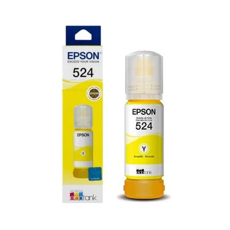 TINTA EPSON T524 420 AMARILLO 70ML Pigmentada ( Impressora L6490 / L15150 / L15160 )
