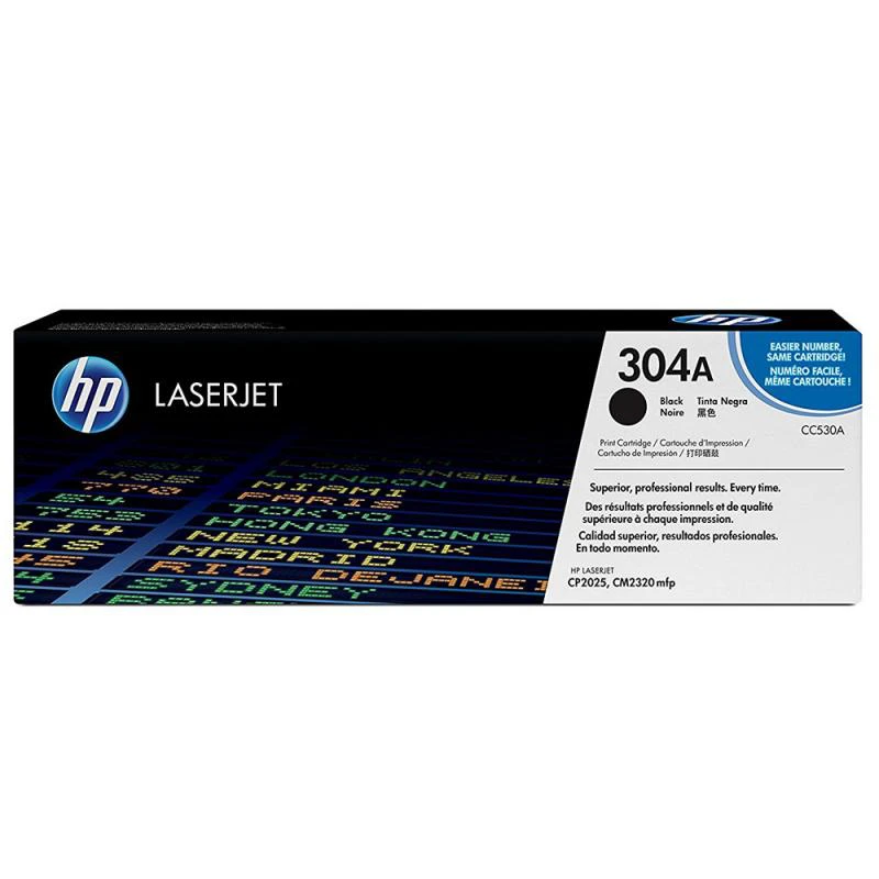 TONER HP 304A  CC530A  Negro         ( Impressora LaserJet CP2025 / MFP CM2320 )            