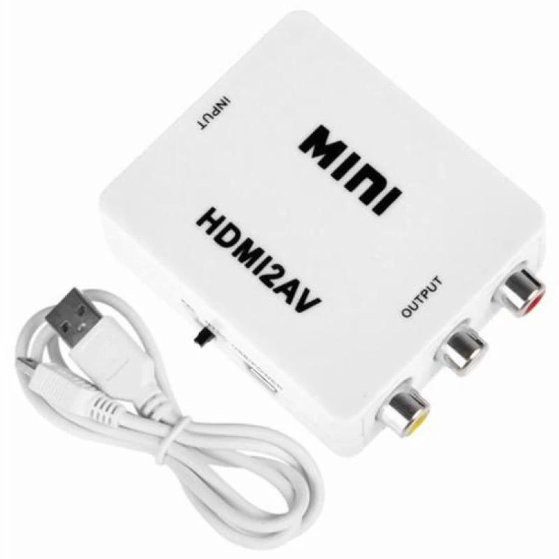 ADAPTADOR CONVERSOR HDMI/AV - HDMI2AV 1080P