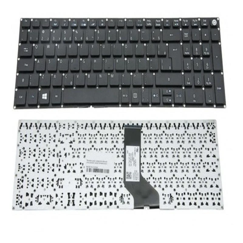 TECLADO NB ACER E15 E5-573 Pk131nx2a28 BR ABNT2 / E5-574 / V3-574 / E5-573 / E5-574 / E5-575 / E5-576 / E5-722 A315-31 A315-33 A315-41 A515-41 A315-51 A315-53 ES1-523 series ES1-523g ES1-523-473W