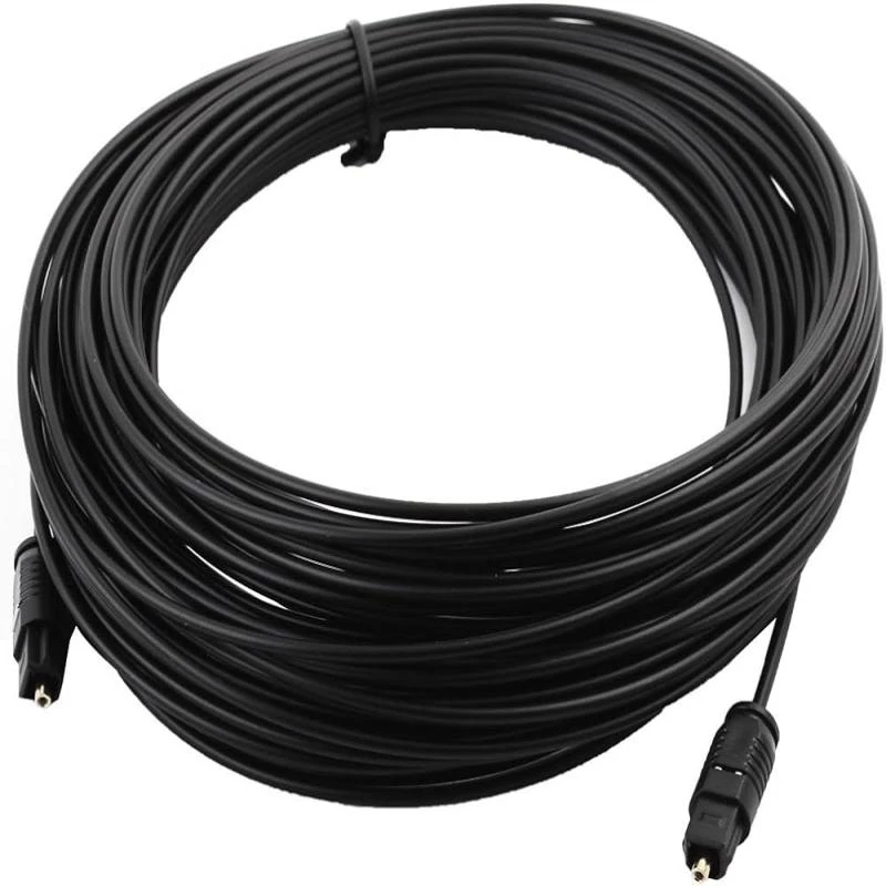 Cabo Fibra Óptico Digital Audio High-Speed OD2.2MM - 15 Metros