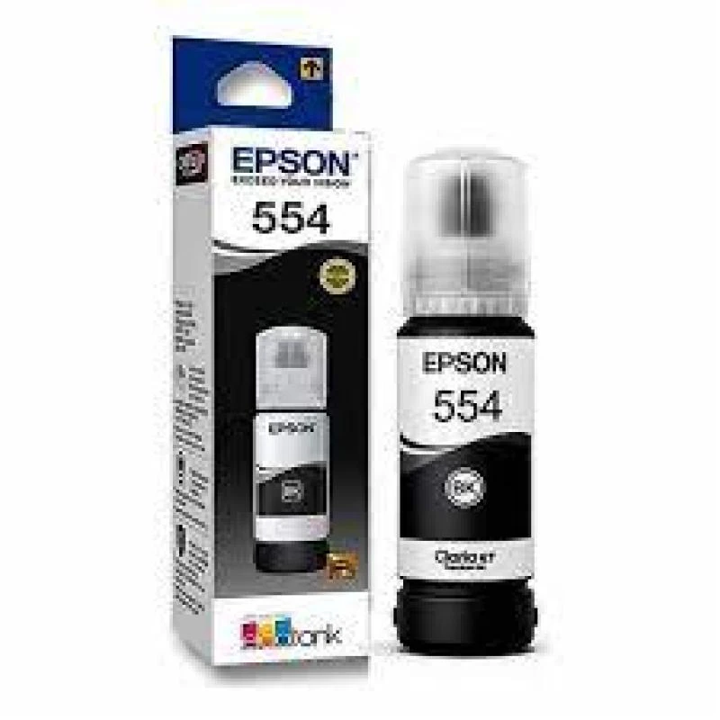 TINTA EPSON T554120 NEGRO Pigmentado 70ML    L8160 / L8180