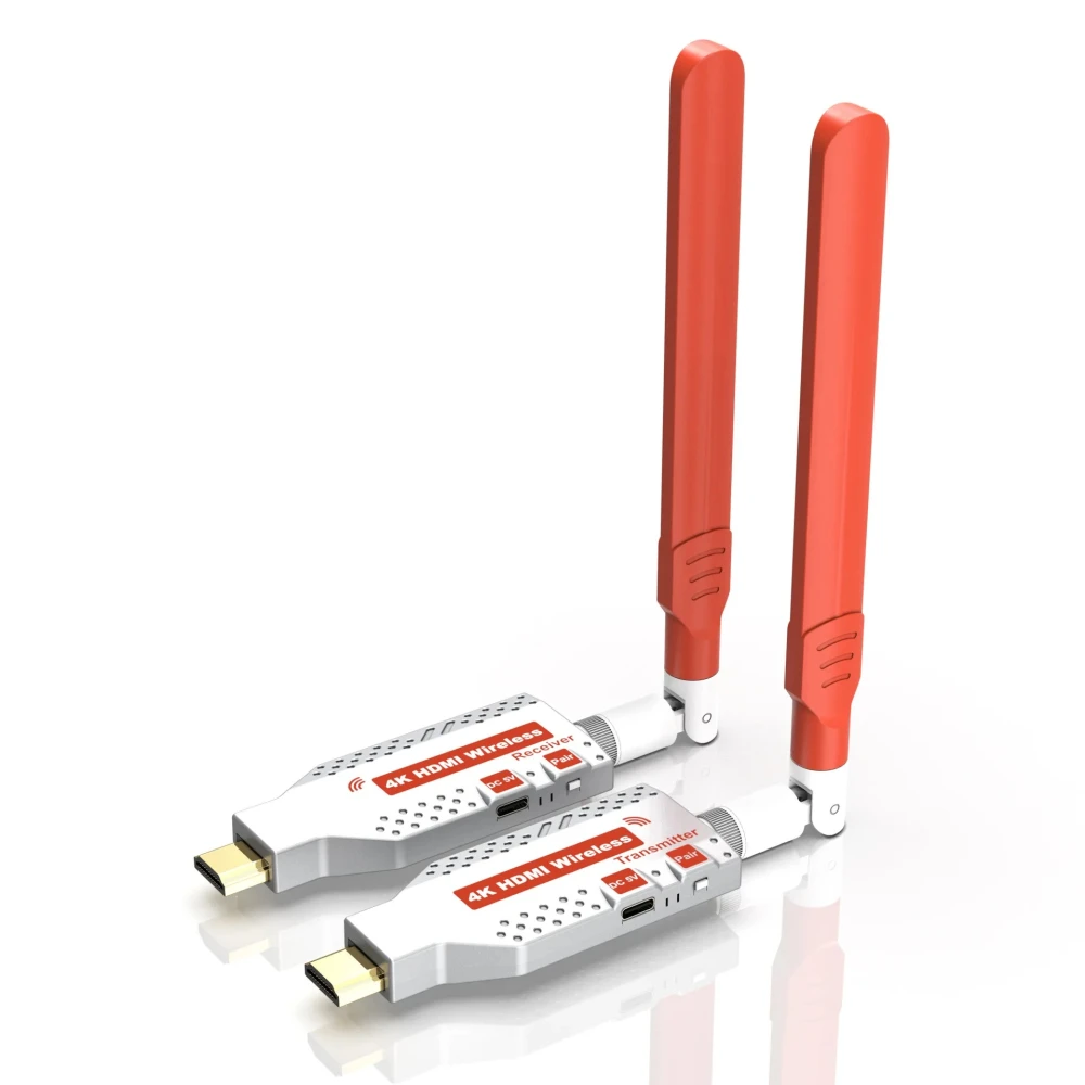 ADAPTADOR HDMI WIRELESS 50MT 4K 3840X2160P 30HZ 5.8G ( Transmisor de Video Wireless )