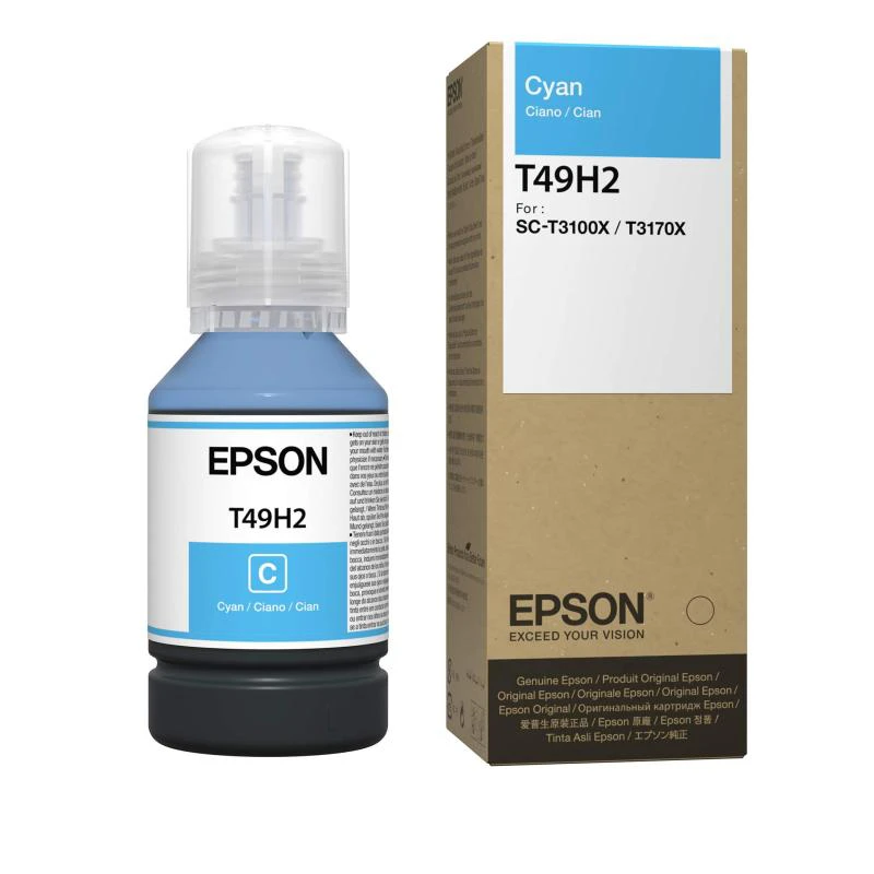 TINTA EPSON T49H2 Cyan C13 T49H200 140ML  ( Impressora SC- T3100X / T3170X )