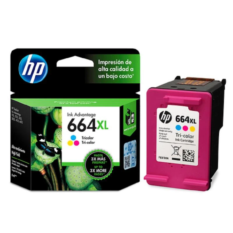 TINTA HP 664XL (CF6V30AL)  COLOR
