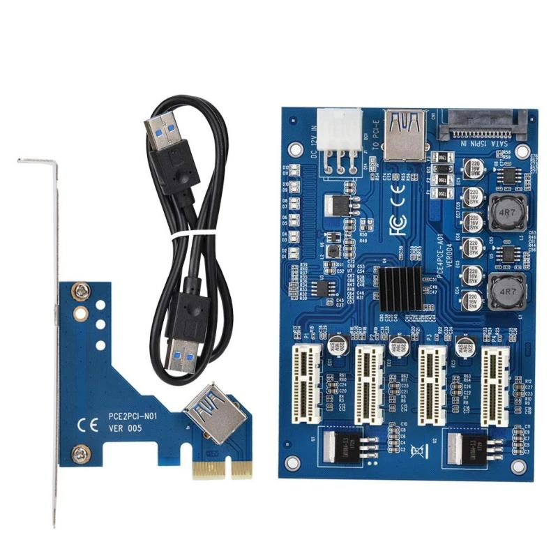 Placa PCI-Express Kit Expansion 4 portas PCE4PCE-A01