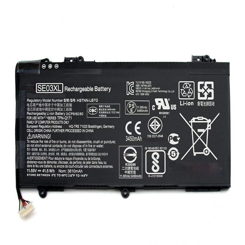 Bateria NoteBook HP SE03XL 11.55V  52W ( Interno )