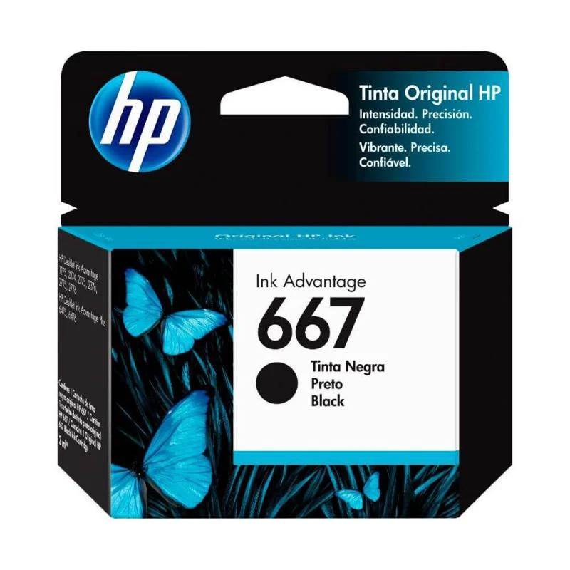 TINTA HP 667 3YM79AL NEGRO 2ML