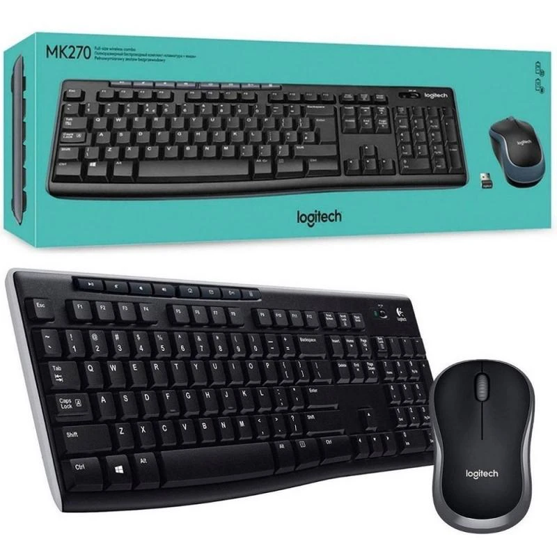 TECLADO+MOUSE LOGITECH MK270 920-004432 MULTIMIDIA