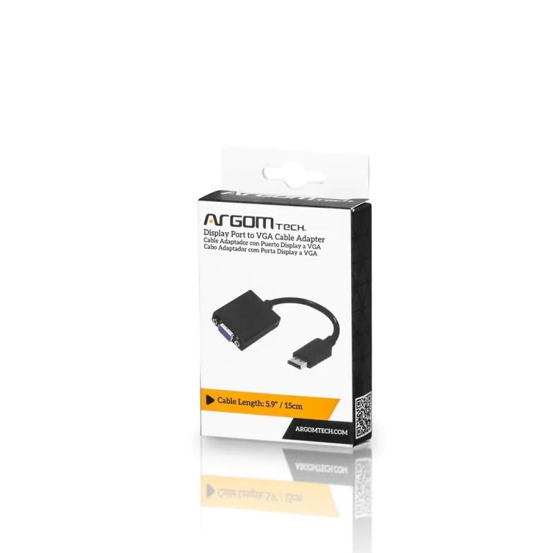 ADAPTADOR DISPLAYPORT A VGA ARGOM  ARG-CB-0056