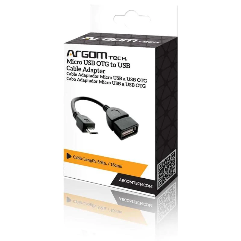 ADAPTADOR MICRO USB A USB ARGOM ARG-CB-0051