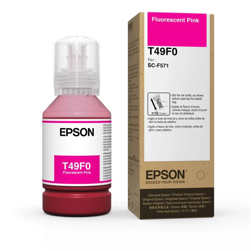 TINTA EPSON T49F020 MAGENTA 140ML SUBLIMATICA FLUORESCENTE Pink F571