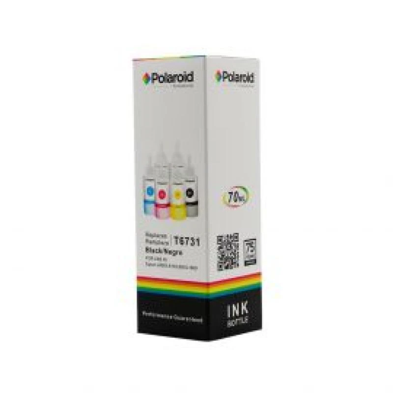 TINTA Polaroid Black 70ml  Impressora EPSON T544 T664 T673 