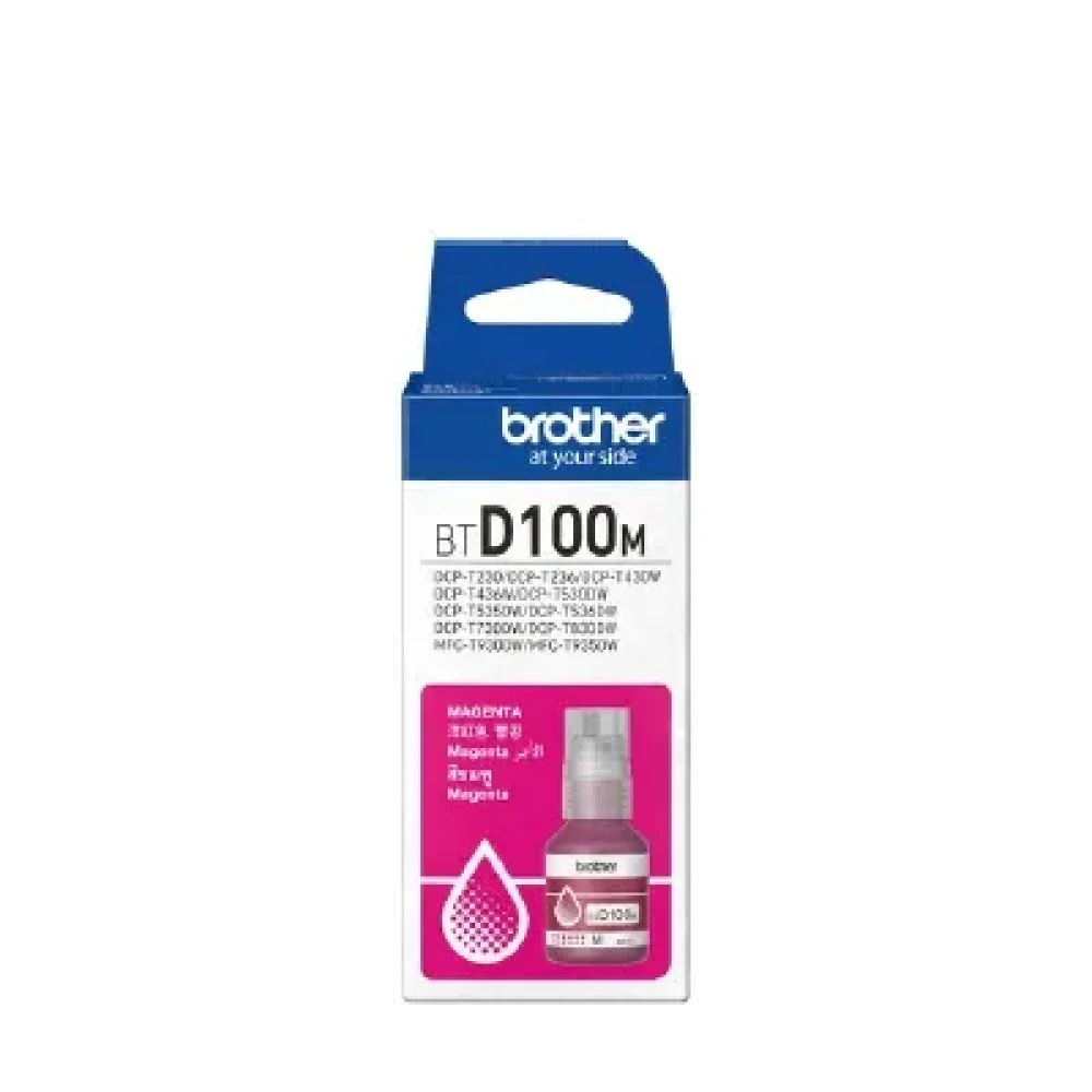 Tinta Brother BT-D100M Magenta T230/ T430W/ T530DW/ T730DW/ T830DW 48,8ML