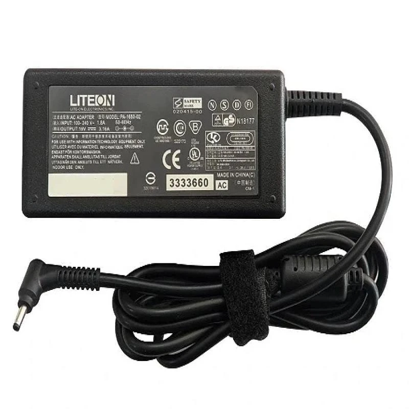 Carregador Fonte Notebook Evo / GatWay  / Acer / Positivo 65W 19V / 3,42A   ( Ponta 3.5*1.35 ) 