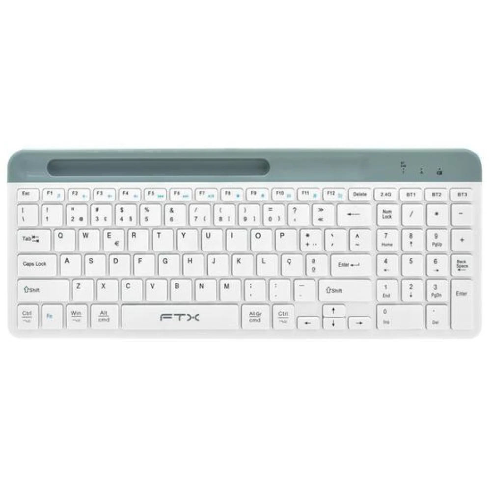 Teclado FTX FTXB105 Sem Fio - Branco (Espanhol)