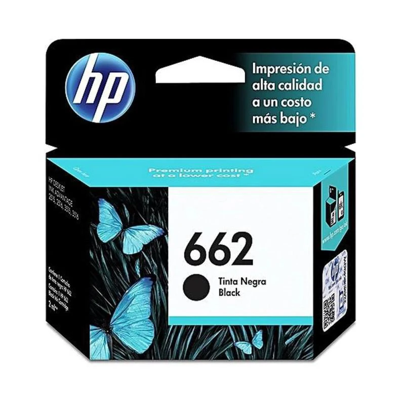 TINTA HP 662 (CZ103AL) NEGRO 2ML