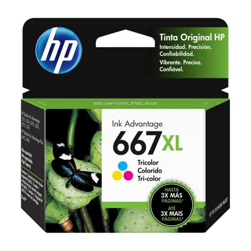 TINTA HP 667XL 3YM80AL COLOR