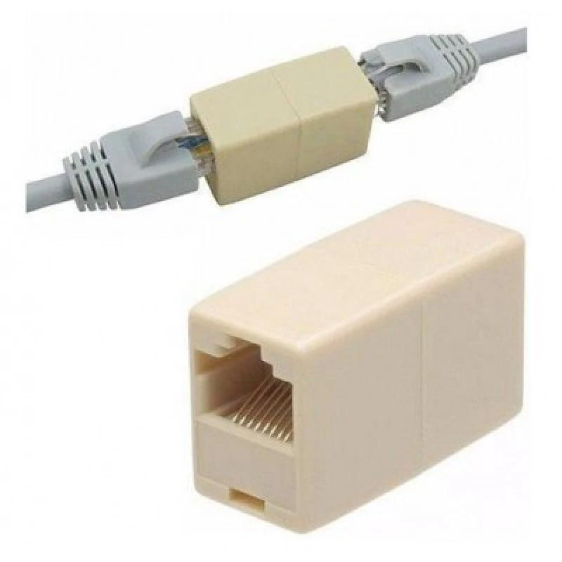 ADAPTADOR RJ45 HEMBRA/HEMBRA