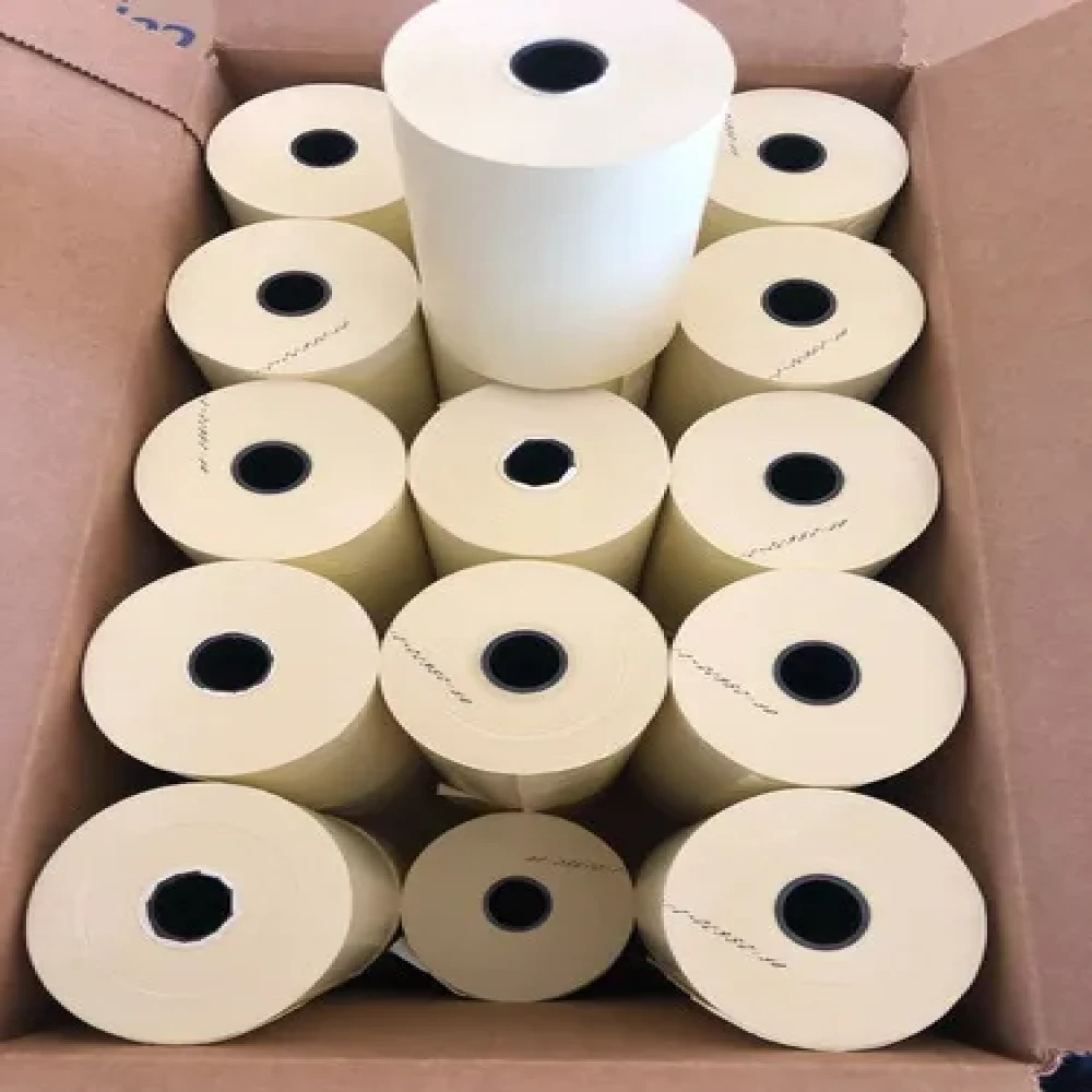 PAPEL TERMICO 80X30MT Caixa 30 AMARELO 1VIA