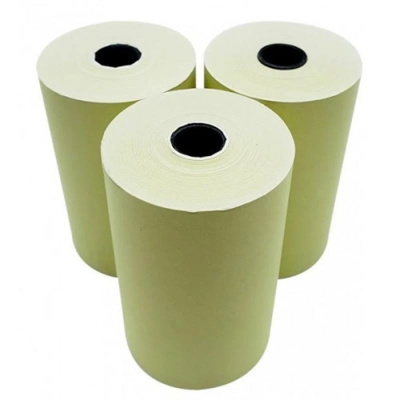 PAPEL TERMICO 80X30MT 1VIA AMARELO