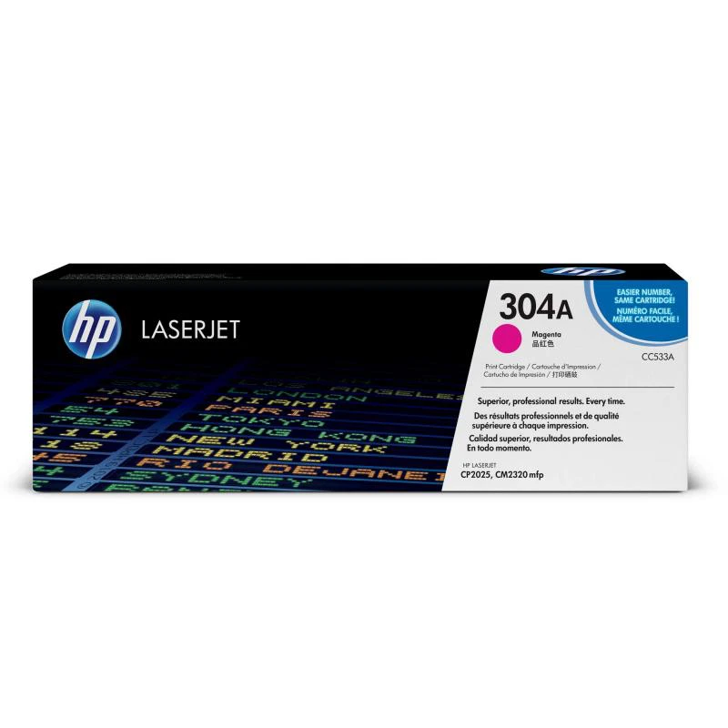 TONER HP 304A  CC533A   Magenta         ( Impressora LaserJet CP2025 / MFP CM2320 )    