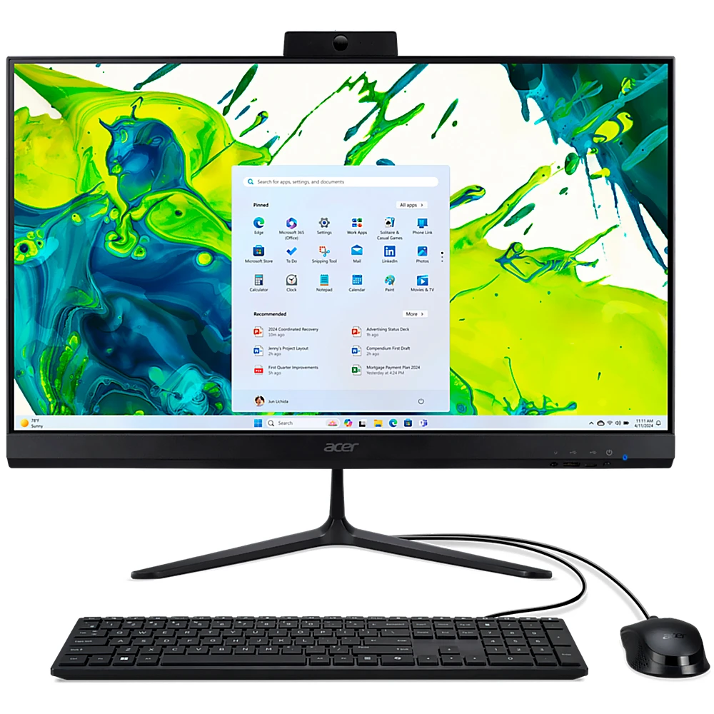 All In One Acer C24-2G-UR15 Ryzen 5-7430 / 16GB-RAM / 512GB-SSD / 24"