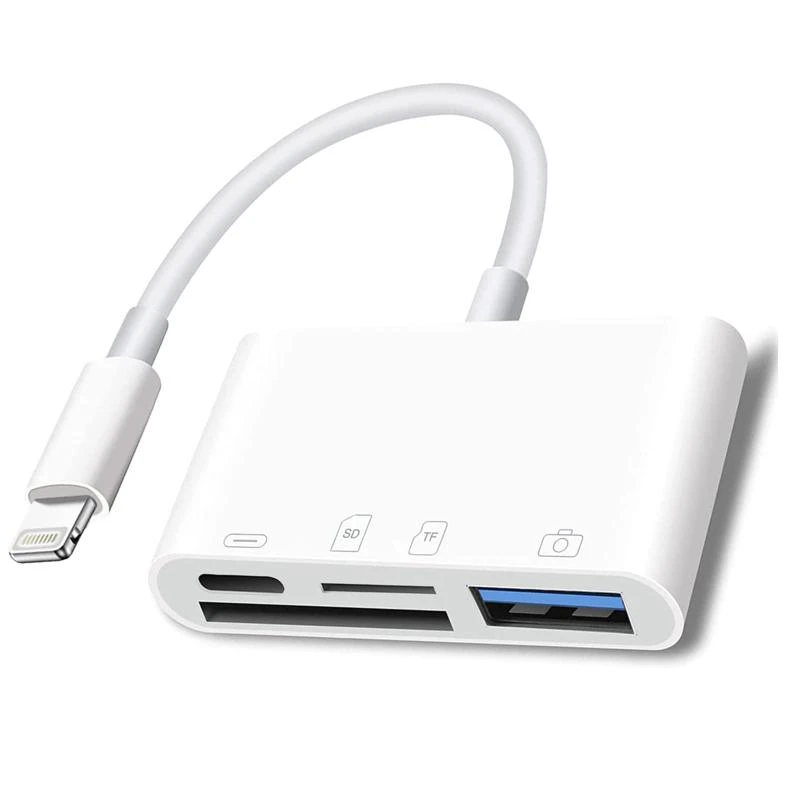 ADAPTADOR LIGHTNING 4X1 LIGHTNING/SD-CARD/MICRO-SD/USB 3.0
