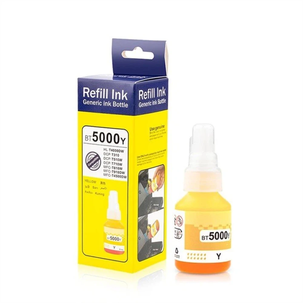 TINTA BROTHER compatible BT5001Y AMARILLO 50ML
