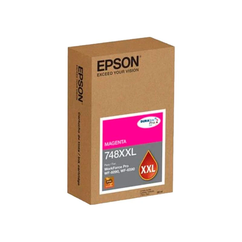 TINTA EPSON 748XXL 320-A MAGENTA 69ML C13T75032A T748XXL320 WF-6090 / WF-6590