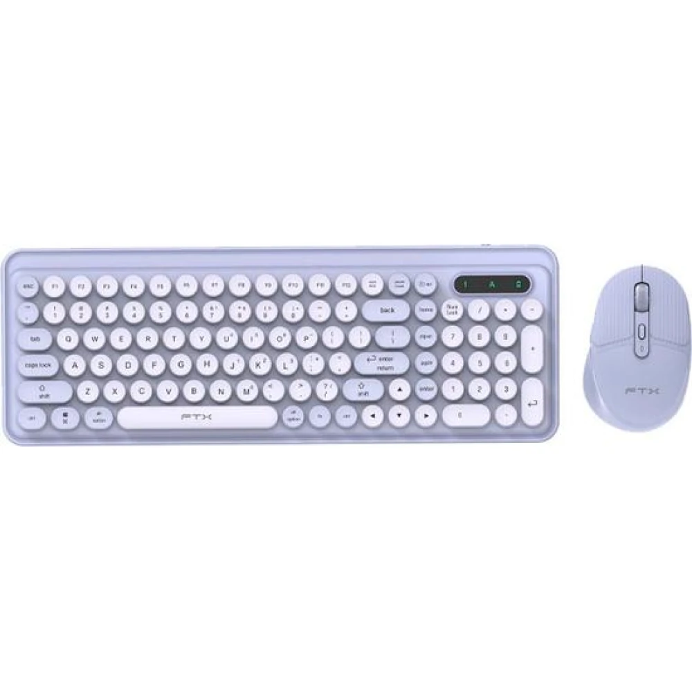 TECLADO+MOUSE BT FXTGK02 BRANCO WIFI PT