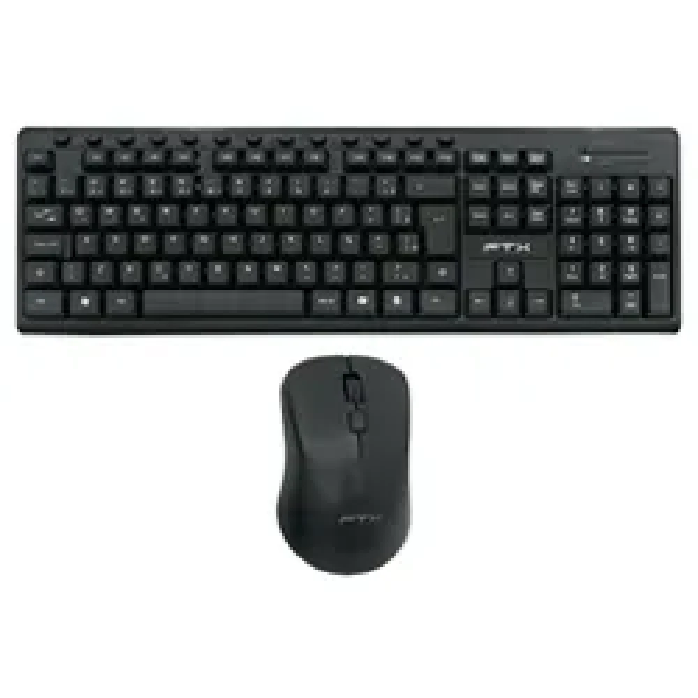 Teclado + Mouse FTX KM250 Wireless / Português - Preto