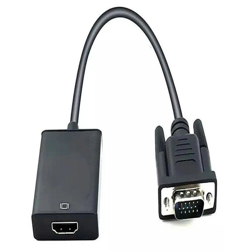 Adaptador  VGA a HDMI  C/AUDIO