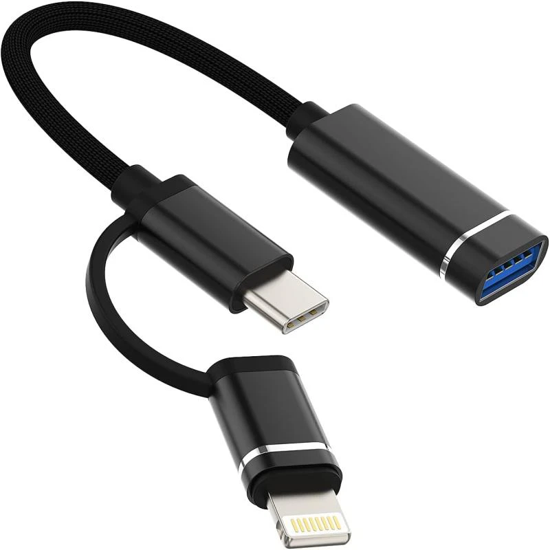 ADAPTADOR OTG USB-C/LIGHTNING A USB 3.0