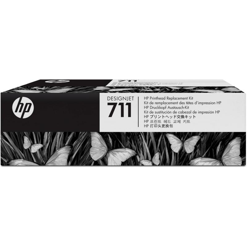 Tintas HP 711  C1Q10A  Kit Cabecote - 4 tintas  ( Impressora HP Designjet T120 / T520 )