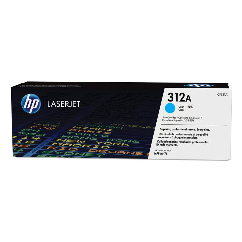 TONER HP 312A  CF381A  Cyan ( Impressora LaserJet PRO MFP M476 )