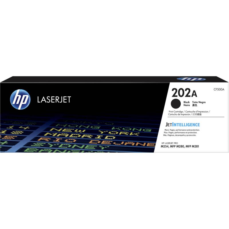 TONER HP 202A  CF500A  Negro    ( Impressora LaserJet PRO M254 / MFP M280 / MFP M281 )