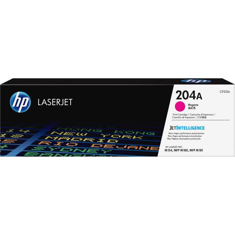 TONER HP 204A  CF513A  Magenta       ( Impressora LaserJet PRO M154 / MFP M180 / MFP M181 )