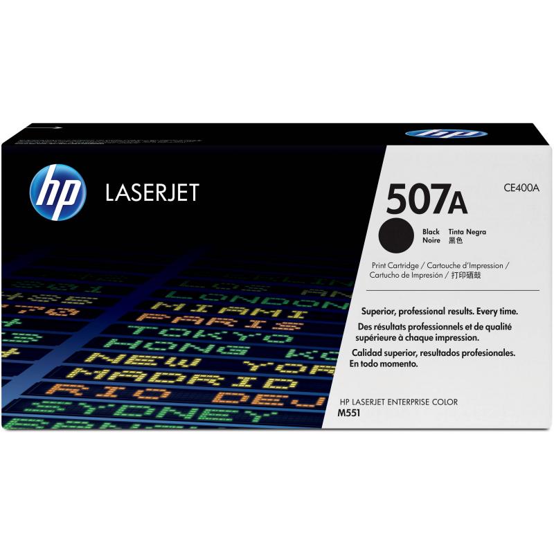 TONER HP 507A  CE400A  Negro ( Impressora LaserJet  Enterprise M551 / MFP 500 / M575 )