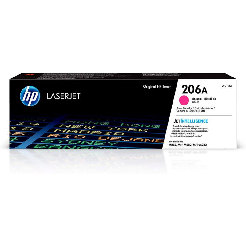 TONER HP 206A  W2113A  Magenta       ( Impressora LaserJet PRO M255 / MFP M282 / MFP M283 )