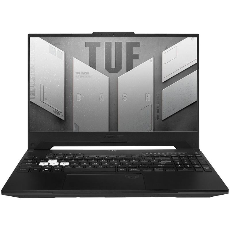 Notebook Gamer Asus Tuf Dash FX517ZR-F15 / Intel Core i7 12650H de 4.7GHZ / Tela Full HD 15.6" / 16GB de Ram / 512GB SSD / Geforce RTX3070 8GB - Preto