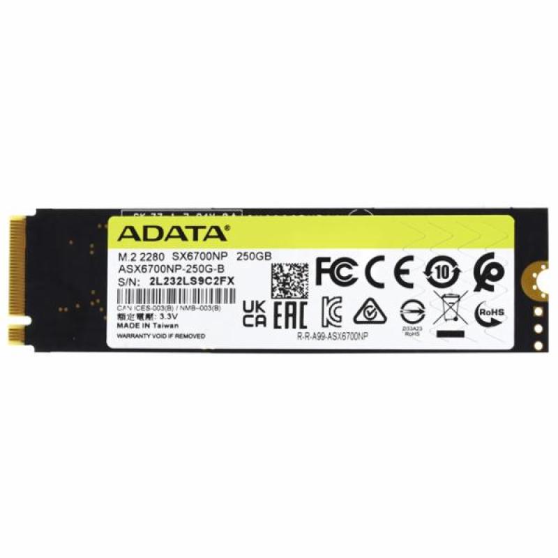 HD SSD M.2  250GB ADATA SX6700  NVME