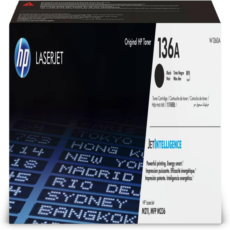 TONER HP 136A W1360A Black Impressora LaserJet M211 / MFP M236